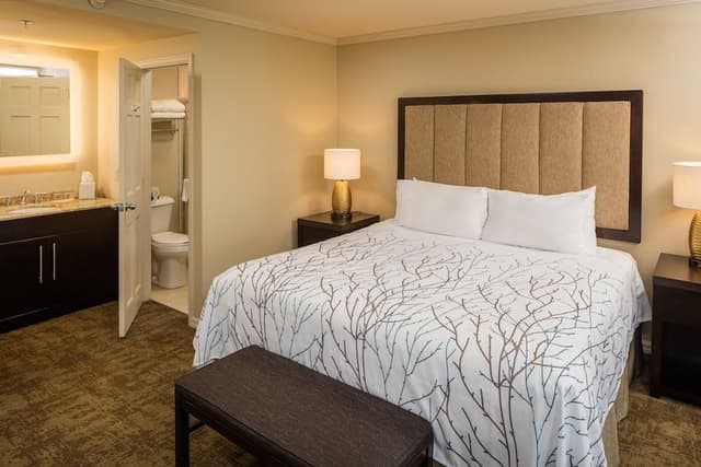 Standard Room, 1 King Bed, Lake View, Courtyard Area