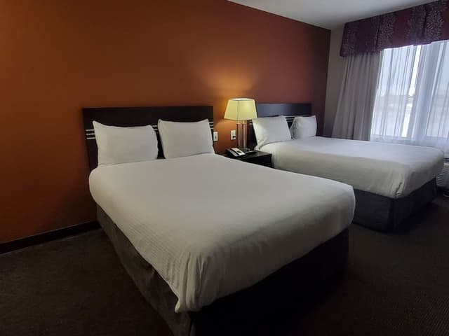 Basic Double Room, 2 Double Beds, City View