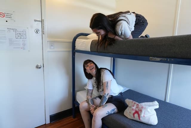 Small Twin Room with Shared Bathroom
