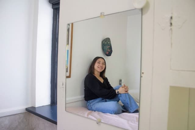 Micro Double Room with Sink (Shared Bathroom)