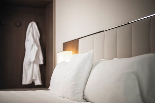 Panorama Deluxe Double Room, Balcony with panoramic view over city, mountains & lake