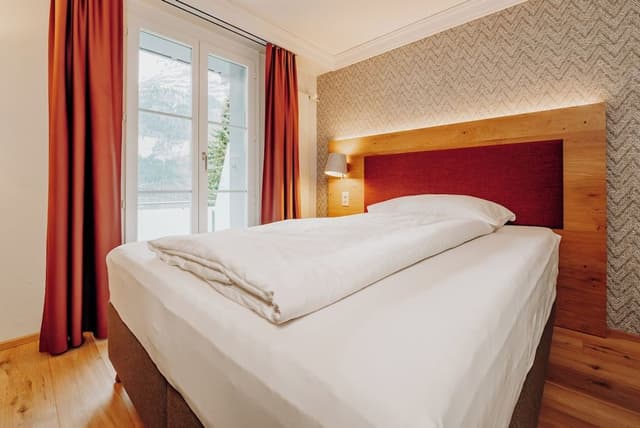 Deluxe-Grandlit, balcony, mountain view