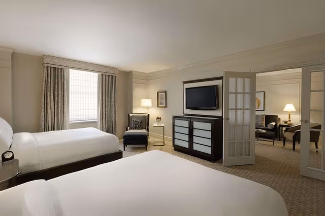 One Bedroom Suite, 2 Queen Beds with Sofa bed