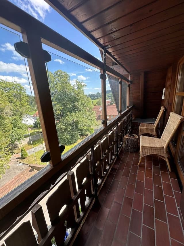 Apartment 2.Floor, Flat with Balcony 1 Double Bed, 2 Single Beds and 1 large Sofa Bed