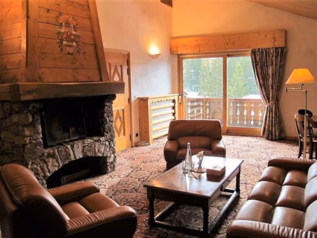 Superior room large balcony with fireplace
