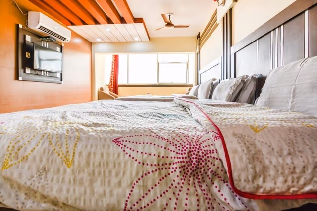 Ganga facing deluxe A/C four bed Room