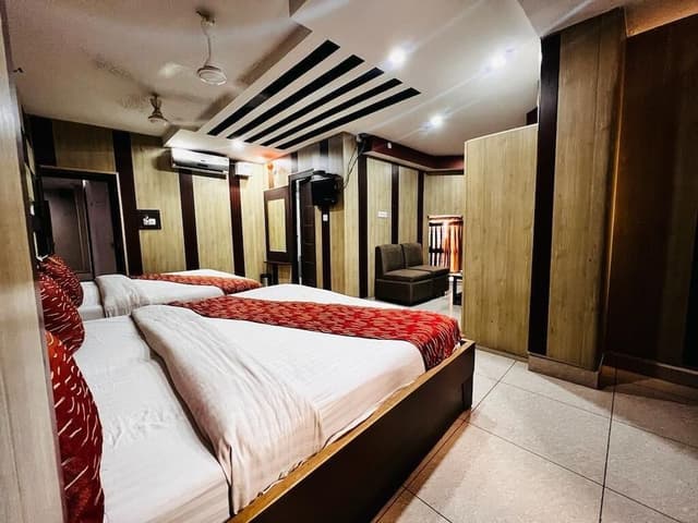 Ganga facing deluxe A/C four bed Room