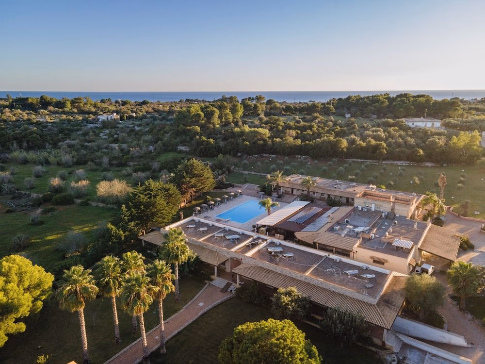 รีสอร์ทฟาร์ม pajare ห้องอาหารของโรงแรม (Hotel Masseria Le Pajare)0