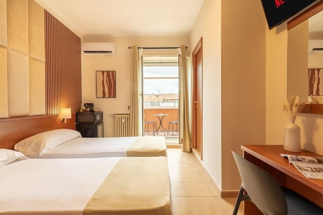 Double or Twin Room, Balcony, City View