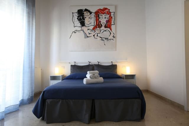 Family Quadruple Room, 1 Double Bed with Sofa bed, Private Bathroom, City View