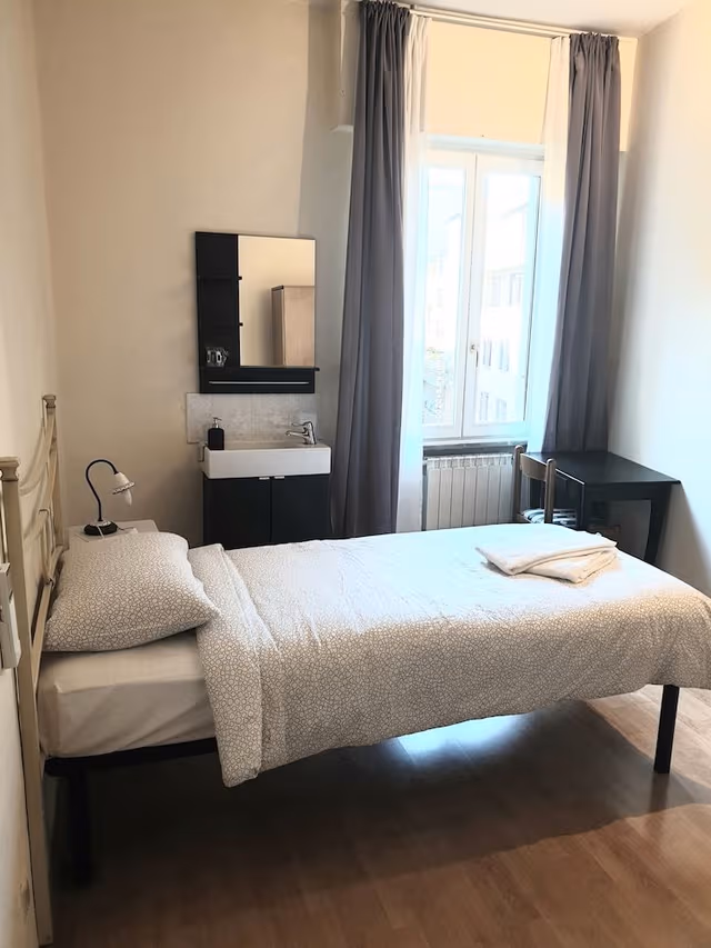 Single Room, Shared Bathroom