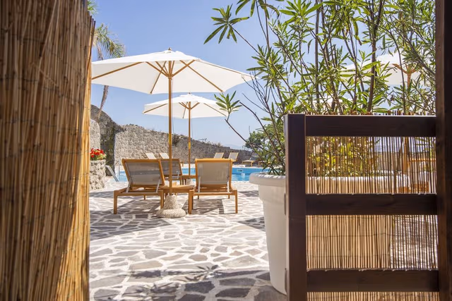 Premium Double Room, Patio, Pool View