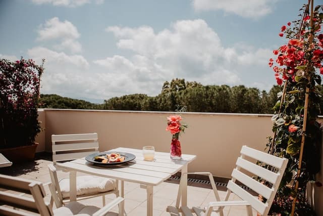 Tripla con Balcone vista Piscina