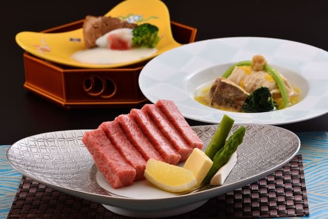 Japanese Western Style Room (HalfBoard with Japanese Wagyu Beef Steak(Omi beef)), Non Smoking