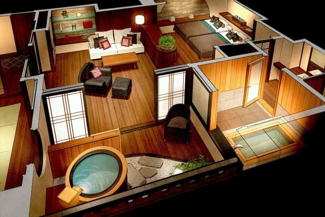 Luxury Suite with Tatami Area, Open-Air Bath and Terrace