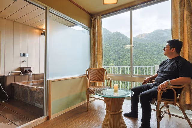 Japanese-Style Quadruple Room, Non-Smoking Japanese-Style Room with View Bath and ReFa Amenities