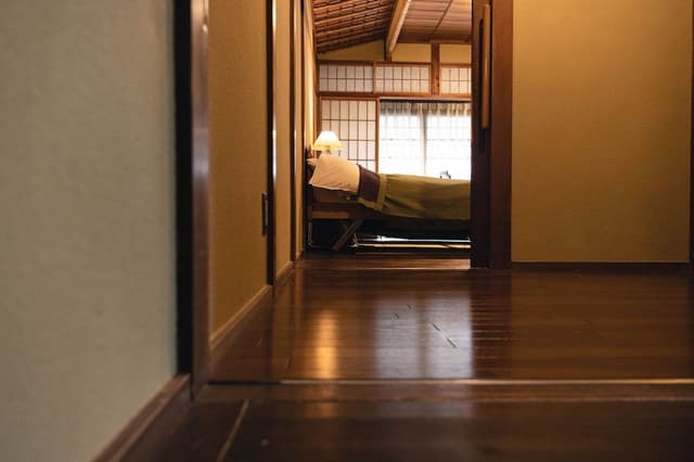 Deluxe Twin Room with Tatami Floor and Shared Bathroom