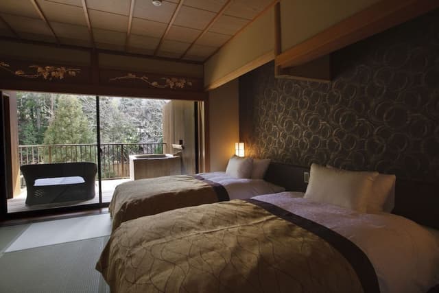 Twin Room (Japanese Style, Open-Air Bath)