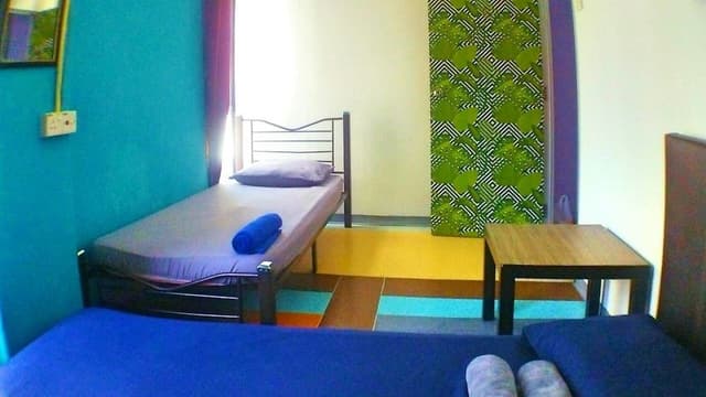 Triple Room, Shared Bathroom (With Fan)