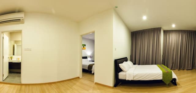 Two-Bedroom Deluxe Studio (the 2nd room is a hall cum bedroom)