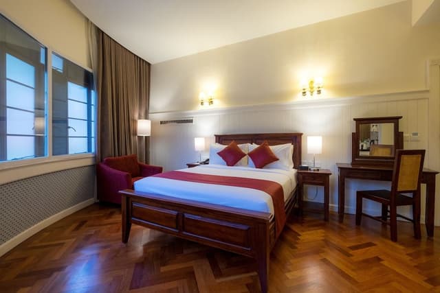 Family Quadruple Room, 2 Queen Beds, Private Bathroom, Partial Ocean View