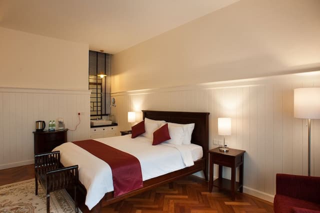 Family Quadruple Room, 2 Queen Beds, Private Bathroom, Partial Ocean View