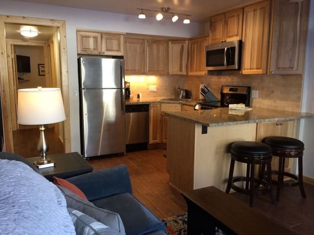 Traditional Condo, 1 Queen Bed, Kitchen, Mountain View (1 bedroom 1 bath condo)