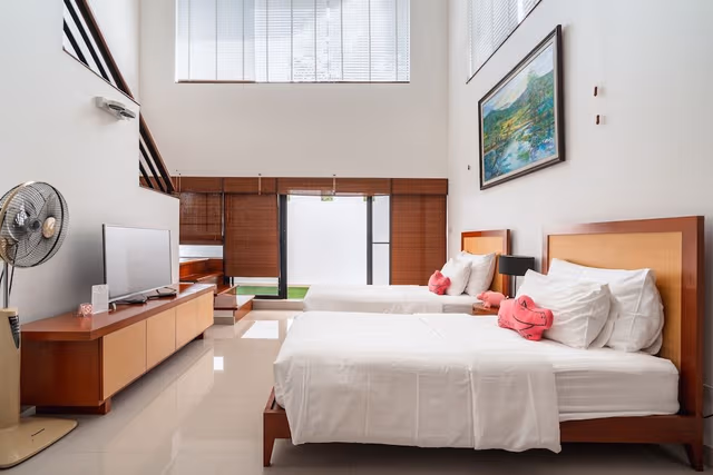 Duplex Twin with Terrace - Garden View