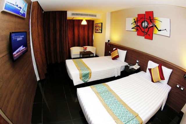Deluxe Twin Room, Balcony, Garden View