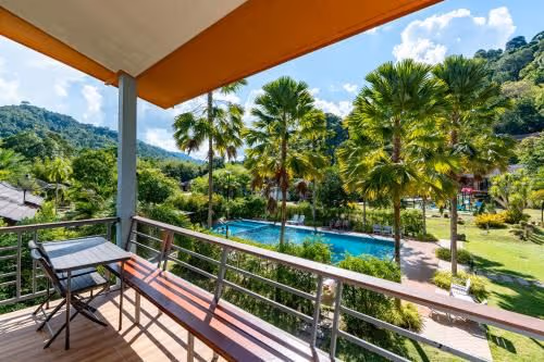 Pool View Room with Balcony
