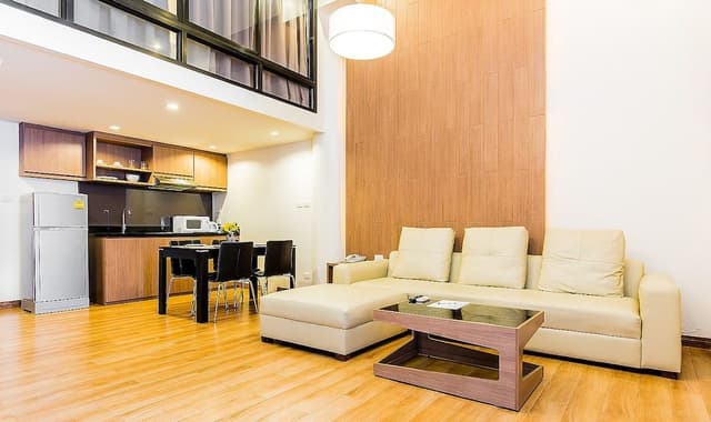 Duplex, 1 King Bed, Non Smoking, Kitchen