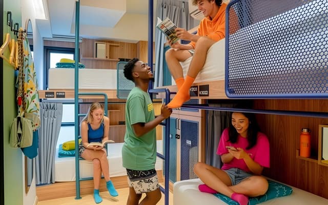Bed in 4-Bed Mixed Dormitory Room