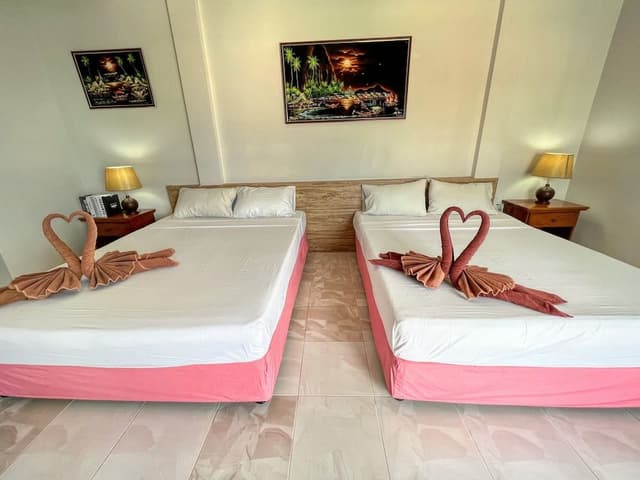 Deluxe Studio, 2 Double Beds, Ocean View
