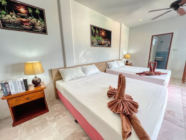 Deluxe Studio, 2 Double Beds, Ocean View