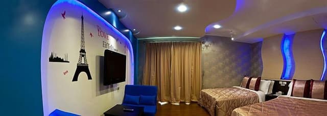 Family Quadruple Room, 2 Double Beds, Beach View