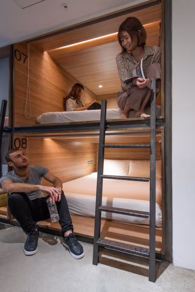 Comfort Shared Dormitory, Shared Bathroom (Double bed)