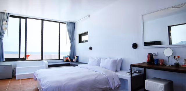 Luxury Villa, 1 Queen Bed, Balcony, Ocean View