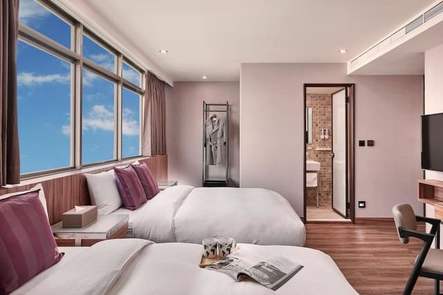 Deluxe Quadruple Room, 2 Double Beds (Limited service hour. No cleaning service for extended stay)