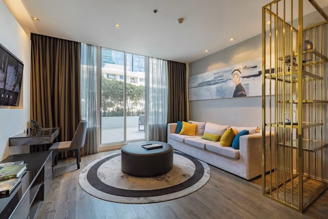 Garden View Two Bedroom Suite with Terrace