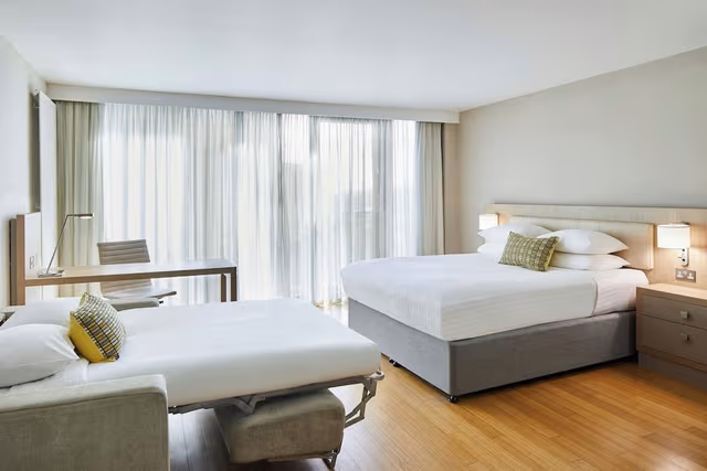 Studio, 1 Queen Bed with Sofa bed