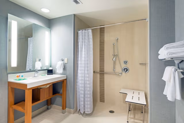 Standard Room, 2 Queen Beds, Accessible (Roll-In Shower)