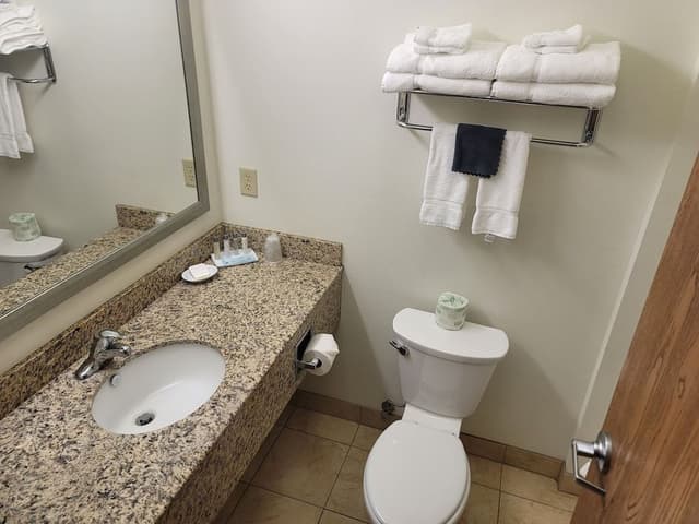 Standard room with two double beds