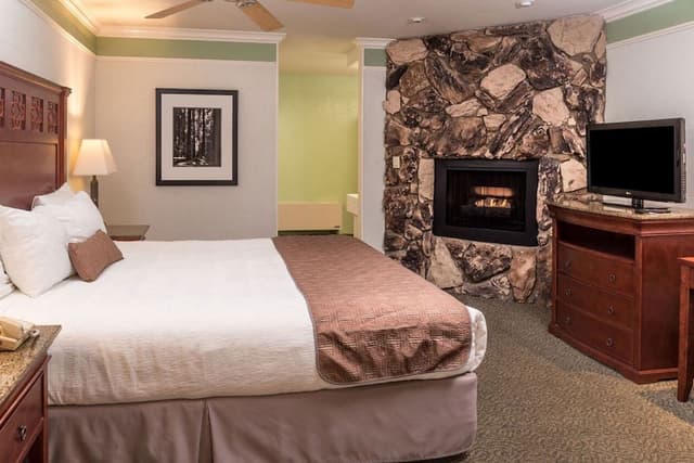 Deluxe Suite, Fireplace