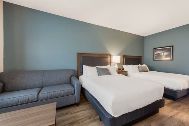 Standard Room, 2 Queen Beds, Non Smoking, Refrigerator (with Sofabed)