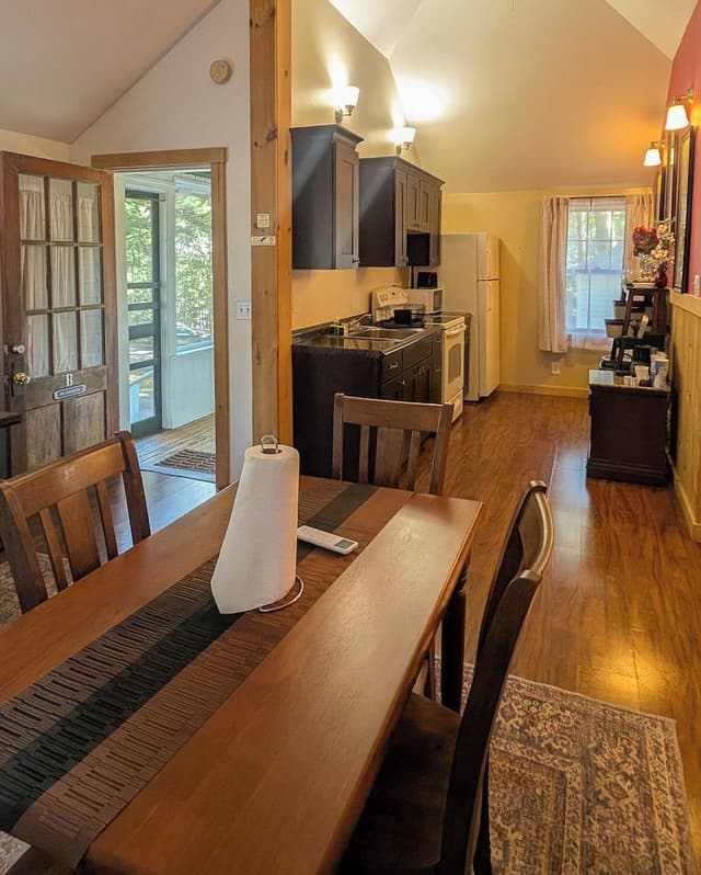 Two Bedroom Cabin with Living Room, Kitchen & Enclosed Porch
