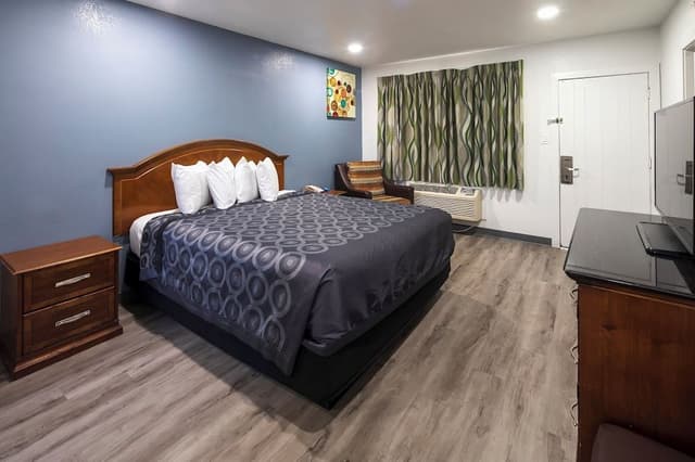 Basic Studio, 1 King Bed, Kitchen