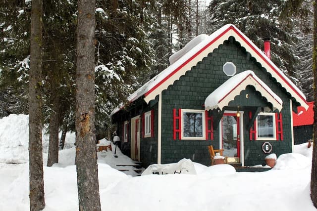 Sockeye salmon bungalow