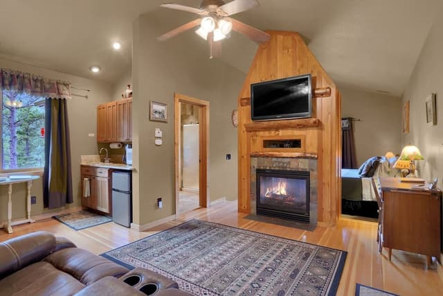 Luxury Cabin, 1 King Bed, Hot Tub, Mountain View