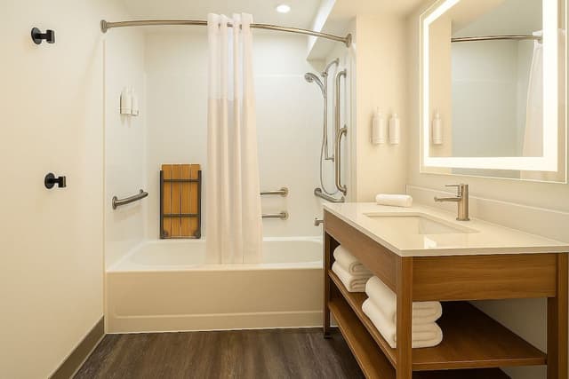 Room, 1 Queen Bed, Mobility Accessible, Non Smoking (Roll-in Shower)
