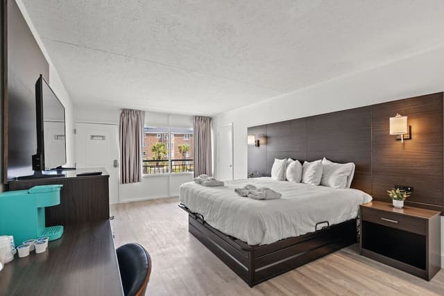 Standard Room, 1 King Bed, City View, Beachside